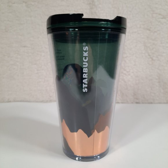 New Summer 2022 Starbucks Mountain Morning Cold Brew Tumbler - Picture 1 of 8